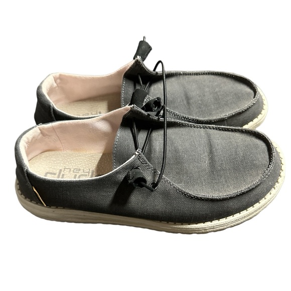 Hey Dude Chambray Off Black - Picture 2 of 4